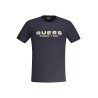 GUESS JEANS T-SHIRT MANICHE CORTE UOMO BLU