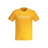 GUESS JEANS T-SHIRT MANICHE CORTE UOMO ARANCIO