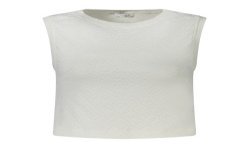 GUESS JEANS TOP DONNA BIANCO