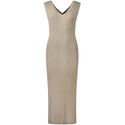 GUESS JEANS ABITO LUNGO DONNA BEIGE