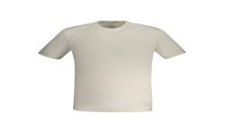 GUESS JEANS T-SHIRT MANICHE CORTE UOMO BEIGE