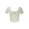 GUESS JEANS TOP DONNA BIANCO