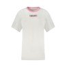 GUESS JEANS T-SHIRT MANICHE CORTE DONNA BIANCO