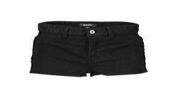 JUST CAVALLI PANTALONE SHORT DONNA NERO