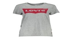 LEVI'S T-SHIRT MANICHE CORTE DONNA GRIGIO
