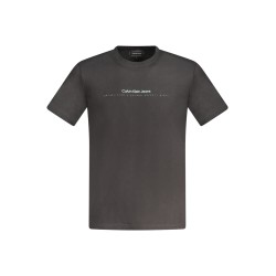 CALVIN KLEIN T-SHIRT MANICHE CORTE UOMO NERO