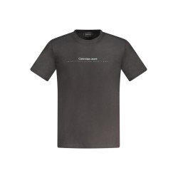 CALVIN KLEIN T-SHIRT MANICHE CORTE UOMO NERO