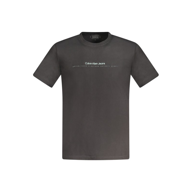 CALVIN KLEIN T-SHIRT MANICHE CORTE UOMO NERO