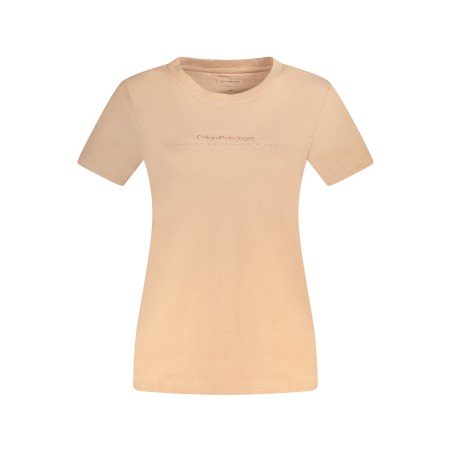 CALVIN KLEIN T-SHIRT MANICHE CORTE DONNA ROSA