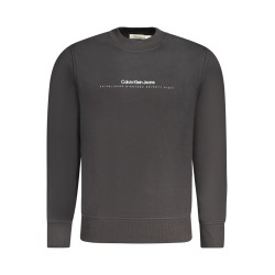 CALVIN KLEIN FELPA SENZA ZIP UOMO NERO