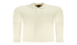 HUGO BOSS POLO MANICHE CORTE UOMO BEIGE