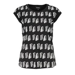 EMPORIO ARMANI T-SHIRT SENZA MANICHE DONNA NERO