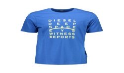 DIESEL T-SHIRT MANICHE CORTE UOMO BLU