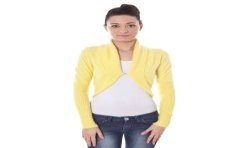 DATCH COPRISPALLE MANICHE LUNGHE DONNA GIALLO