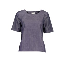 GANT T-SHIRT MANICHE CORTE DONNA BLU