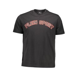 PLEIN SPORT T-SHIRT MANICHE CORTE UOMO NERO