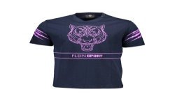 PLEIN SPORT T-SHIRT MANICHE CORTE UOMO BLU