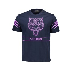 PLEIN SPORT T-SHIRT MANICHE CORTE UOMO BLU