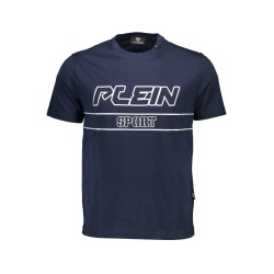 PLEIN SPORT T-SHIRT MANICHE CORTE UOMO BLU