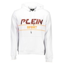 PLEIN SPORT FELPA SENZA ZIP UOMO BIANCO