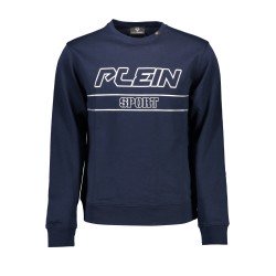 PLEIN SPORT FELPA SENZA ZIP UOMO BLU