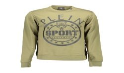 PLEIN SPORT FELPA SENZA ZIP UOMO VERDE
