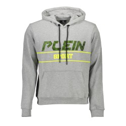 PLEIN SPORT FELPA SENZA ZIP UOMO GRIGIO