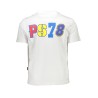 PLEIN SPORT T-SHIRT MANICHE CORTE UOMO BIANCO