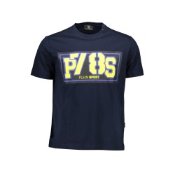 PLEIN SPORT T-SHIRT MANICHE CORTE UOMO BLU