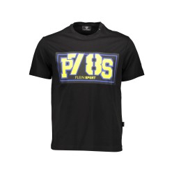 PLEIN SPORT T-SHIRT MANICHE CORTE UOMO NERO