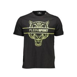 PLEIN SPORT T-SHIRT MANICHE CORTE UOMO NERO