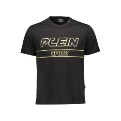 PLEIN SPORT T-SHIRT MANICHE CORTE UOMO NERO