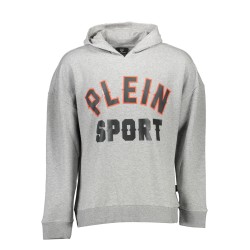 PLEIN SPORT FELPA SENZA ZIP UOMO GRIGIO
