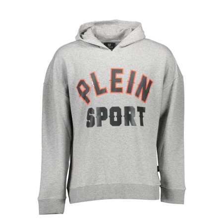 PLEIN SPORT FELPA SENZA ZIP UOMO GRIGIO