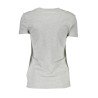 GUESS JEANS T-SHIRT MANICHE CORTE DONNA GRIGIO