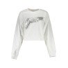 GUESS JEANS FELPA SENZA ZIP DONNA BIANCO