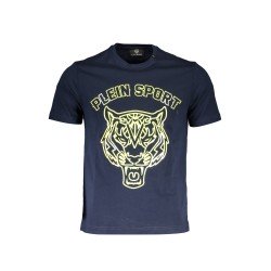 PLEIN SPORT T-SHIRT MANICHE CORTE UOMO BLU