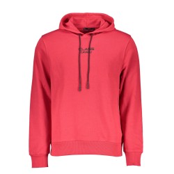 CAVALLI CLASS FELPA SENZA ZIP UOMO ROSSO