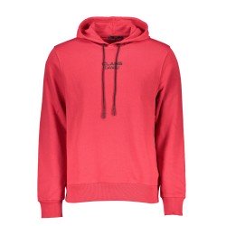CAVALLI CLASS FELPA SENZA ZIP UOMO ROSSO