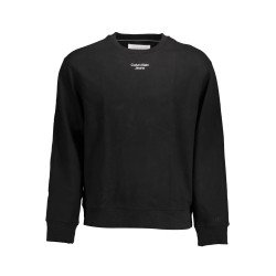 CALVIN KLEIN FELPA SENZA ZIP UOMO NERO