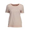 GUESS JEANS T-SHIRT MANICHE CORTE DONNA ROSA
