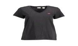 LEVI'S T-SHIRT MANICHE CORTE DONNA NERO