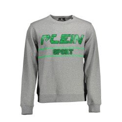 PLEIN SPORT FELPA SENZA ZIP UOMO GRIGIO