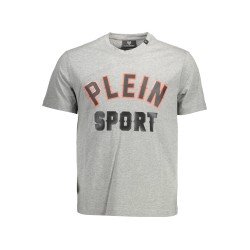 PLEIN SPORT T-SHIRT MANICHE CORTE UOMO GRIGIO