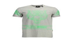 PLEIN SPORT T-SHIRT MANICHE CORTE UOMO GRIGIO