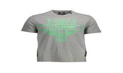PLEIN SPORT T-SHIRT MANICHE CORTE UOMO GRIGIO