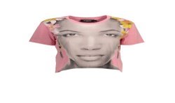 DESIGUAL T-SHIRT MANICHE CORTE DONNA ROSA