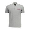 NAPAPIJRI POLO MANICHE CORTE UOMO GRIGIO