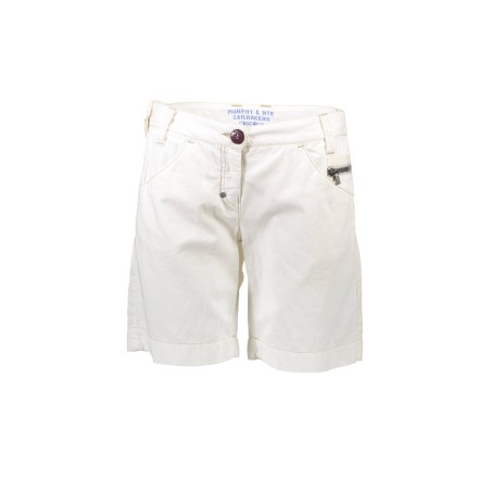 MURPHY&NYE PANTALONE BERMUDA DONNA BIANCO