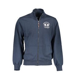 LA MARTINA FELPA CON ZIP UOMO BLU